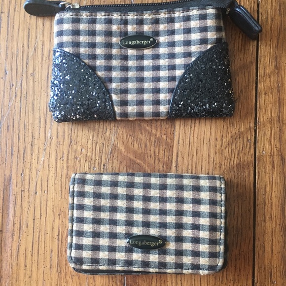Handbags - Longaberger Set- coin purse and card keeper